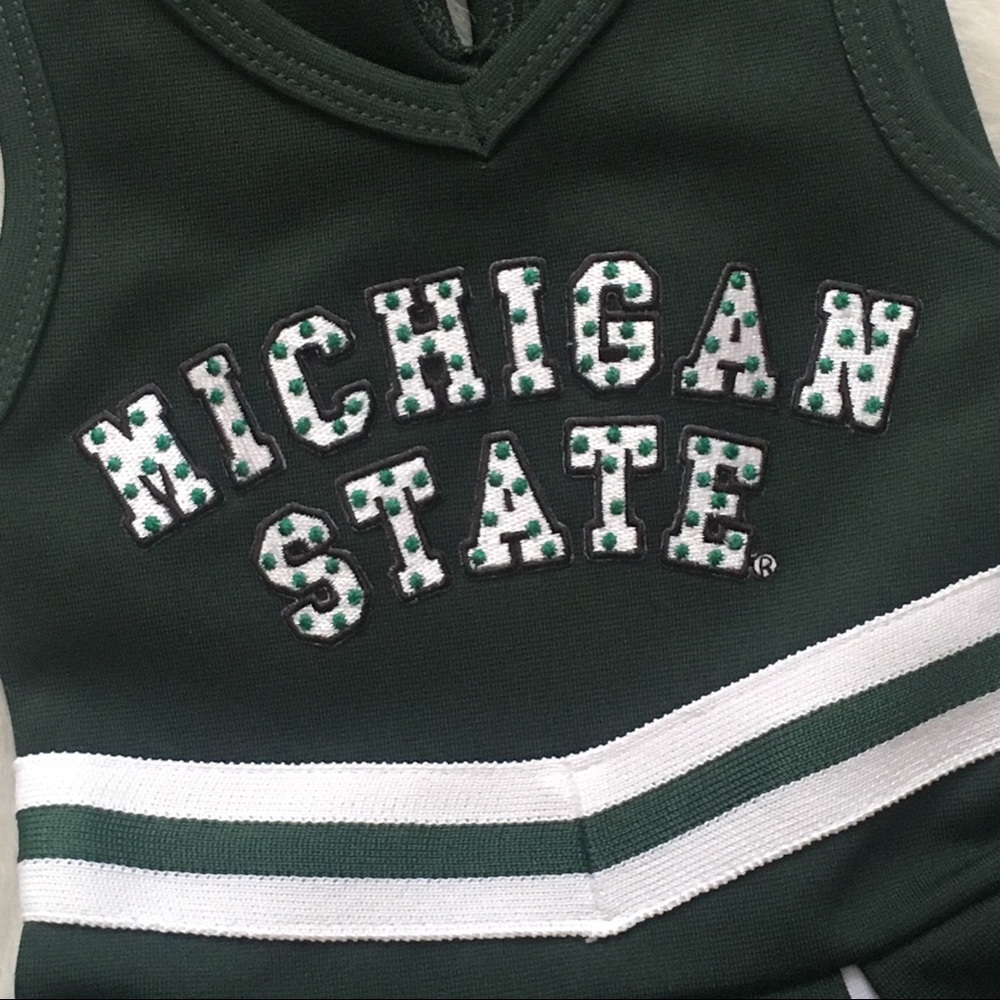 Michigan State Cheerleader Outfit, 6 Months - Picture 3 of 8